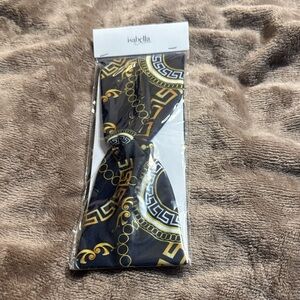 Isabella Navy and Gold Headband